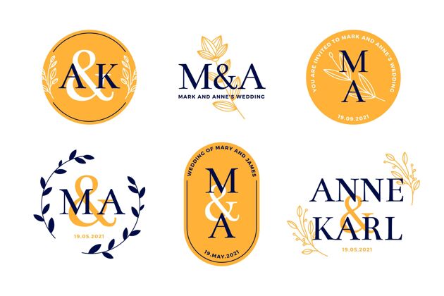庆典书法婚礼会标标志会标Logo设计书法