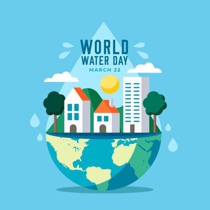 设计世界水日活动主题节日活动