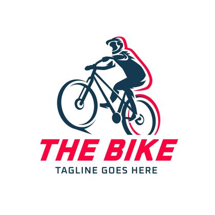 企业标识详细的自行车车标模板商业公司自行车