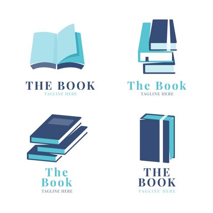 书籍平面书标志选择徽章商标模板分类