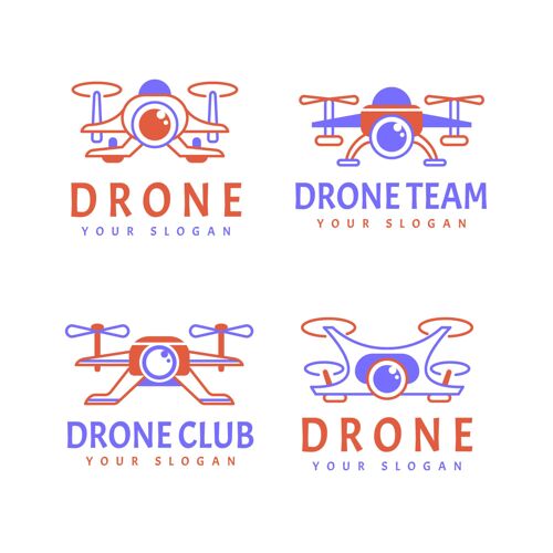 平面设计平面设计无人机标志收集无人机标志标语无人机
