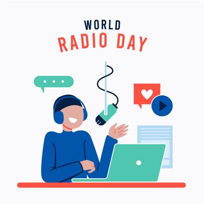 国际平面设计世界广播日声音广播世界