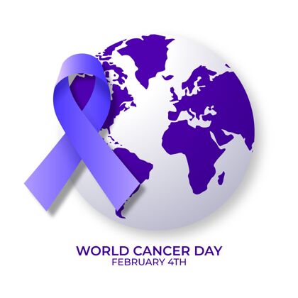 癌症世界癌症日团结希望象征