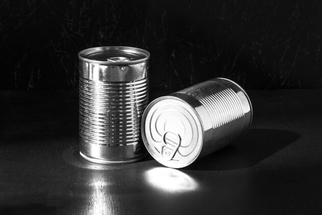 钢银色高圆铁罐容器仓库金属