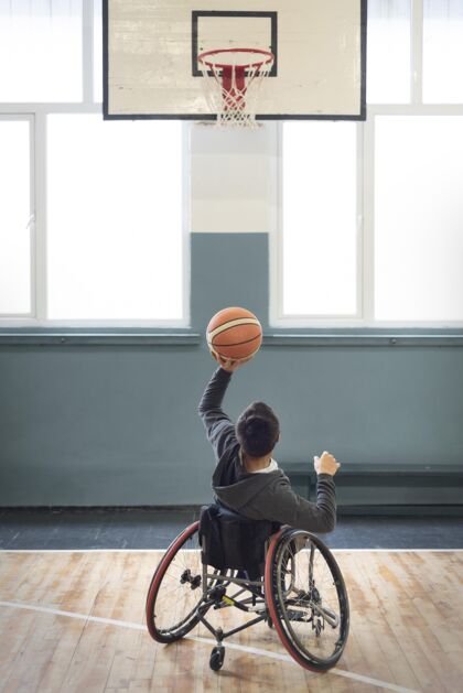 残疾人打篮球的全明星残疾人残疾篮球