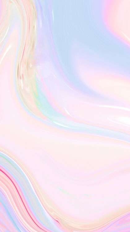 屏幕抽象粉彩全息手机壁纸抽象色彩液体