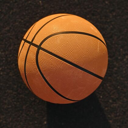 游戏高角度篮球场特写镜头篮球运动爱好